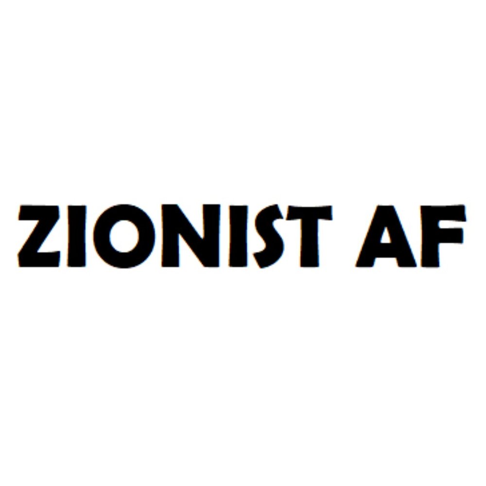 Car Window Laptop Decal Zionist AF